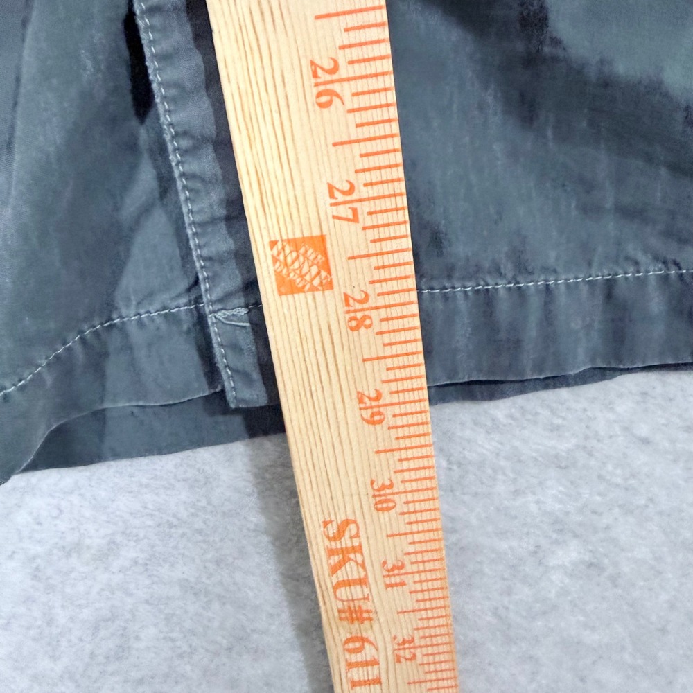 Kuhl Button Down‎ Shirt Mens XL Gray/Blue  Long Sleeve Snap Front Cotton Blend - Picture 6 of 9